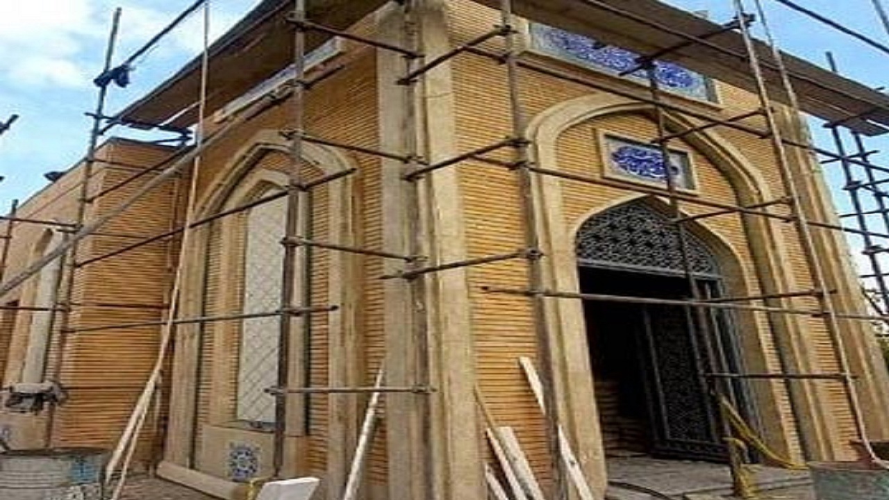 پایان نماکاری و شروع کف‌سازی گلزار شهدای شنب‌غازان تبریز