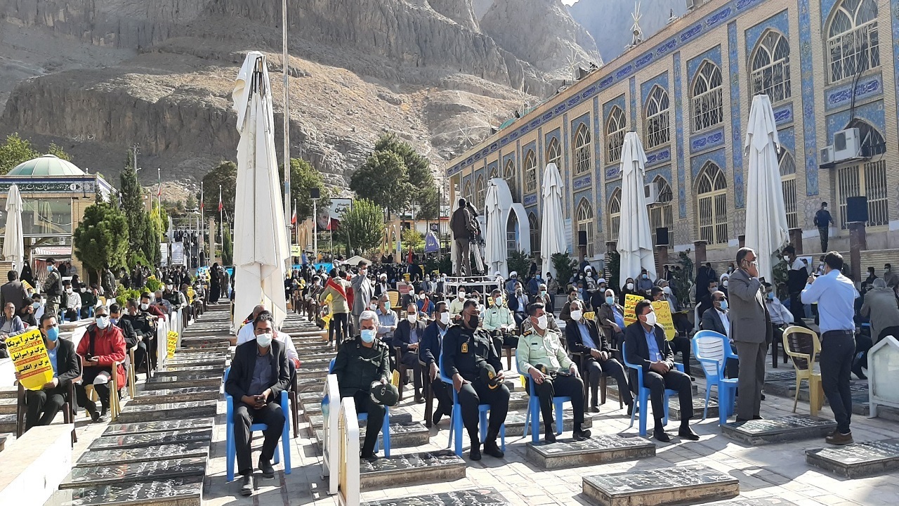 برگزاری مراسم 13 آبان در جوار مزار سردار دل&zwnj;ها