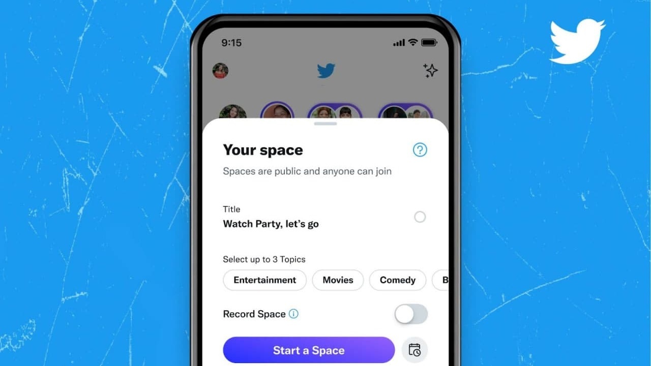 دسترسی به Spaces بدون نیاز به حساب کاربری توئیتر امکان پذیر شد