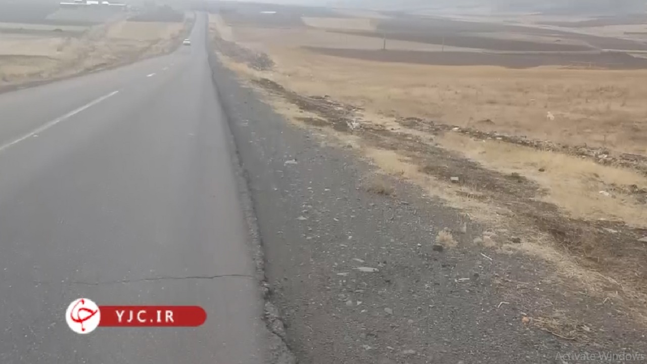 جاده هریس به مشکین شهر+فیلم