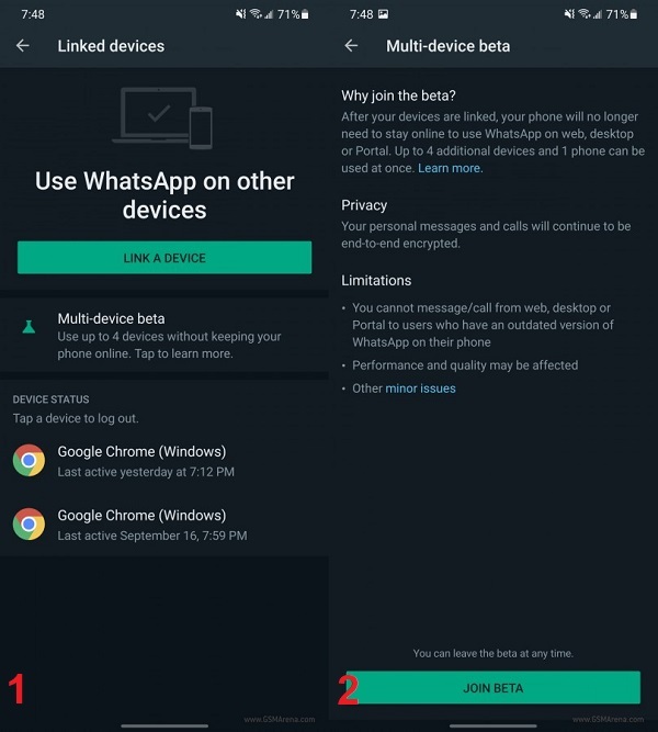 بروزرسانی واتساپ