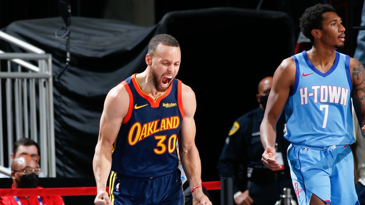 سر آشپز "کری" و یاران بدون توقف در صدر کنفرانس غرب NBA/ " یانیس" و مدافع عنوان قهرمانی بسکتبال آمریکا، روی نوار شکست