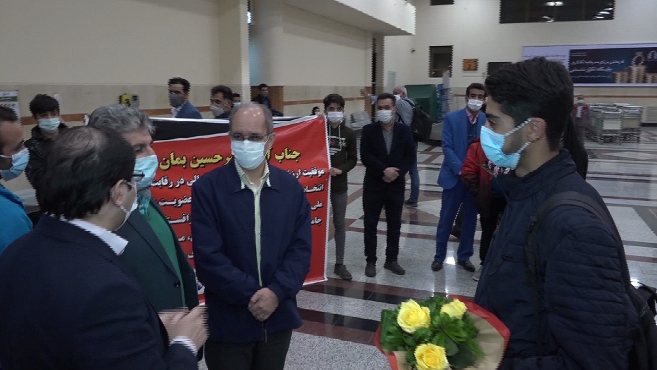 استقبال از تاریخ ساز کاراته استان یزد