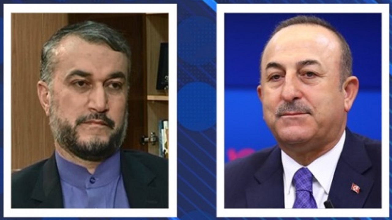 گفت‌وگوی تلفنی وزیر خارجه ترکیه با امیرعبداللهیان