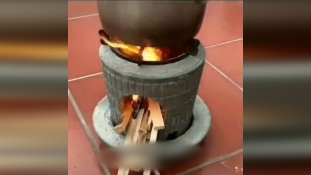 ساخت اجاق گاز صحرایی با یک سبد + فیلم