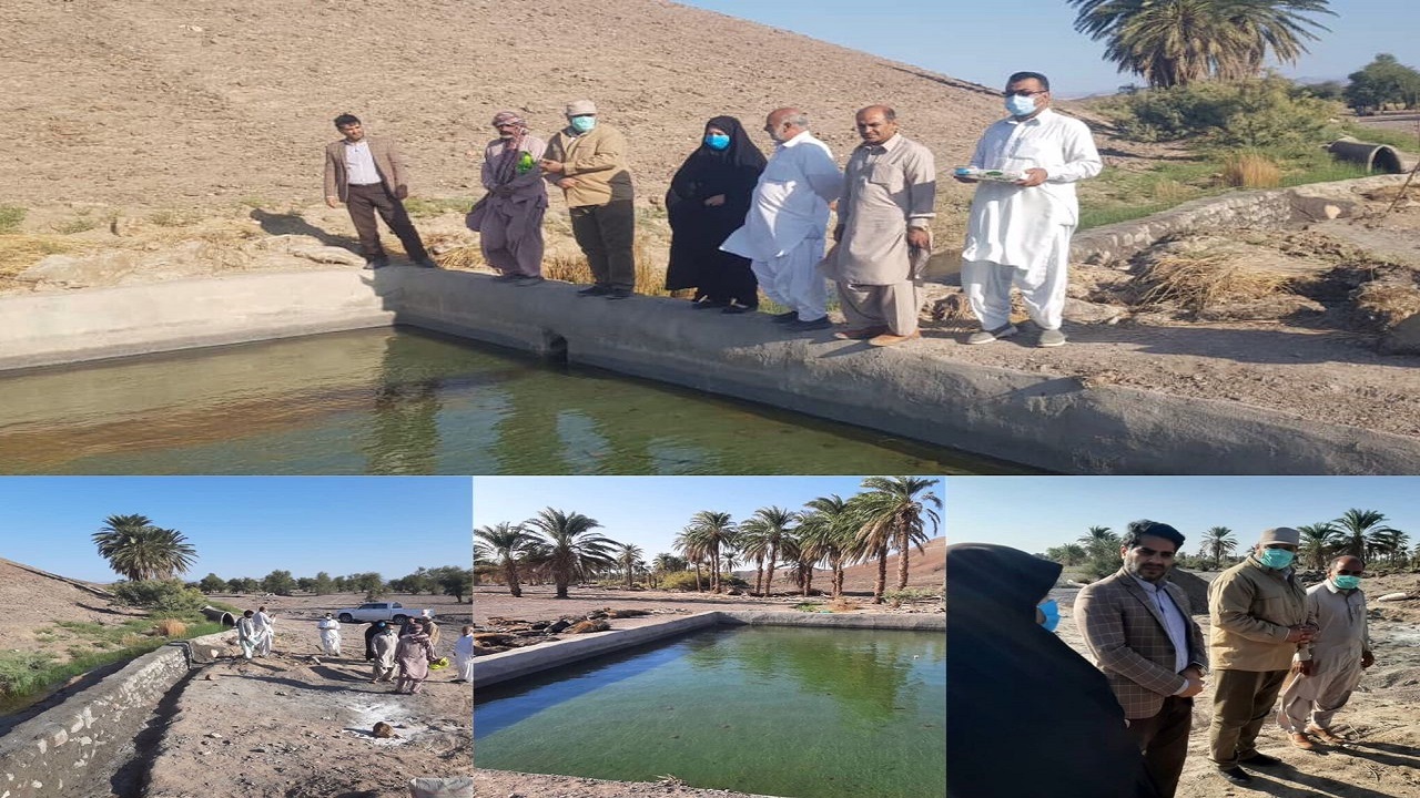 مرمت و بازسازی ۵ رشته قنات در دلگان به اتمام رسید