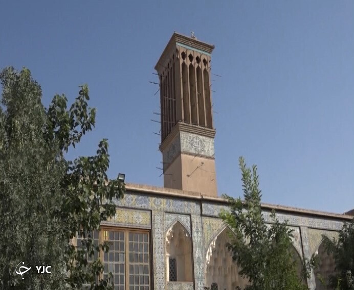 بادگیر مدرسه ابراهیم خان 