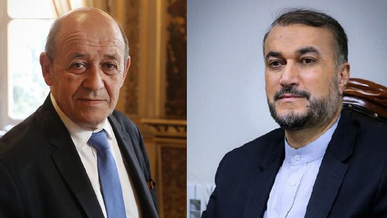 امیرعبداللهیان: خواستار دستیابی به یک توافق خوب هستیم/ وزیر خارجه فرانسه: از بازگشت همه طرف‌ها به برجام حمایت می‌کنیم