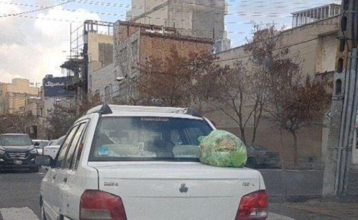 ریختن زباله در جاده ها