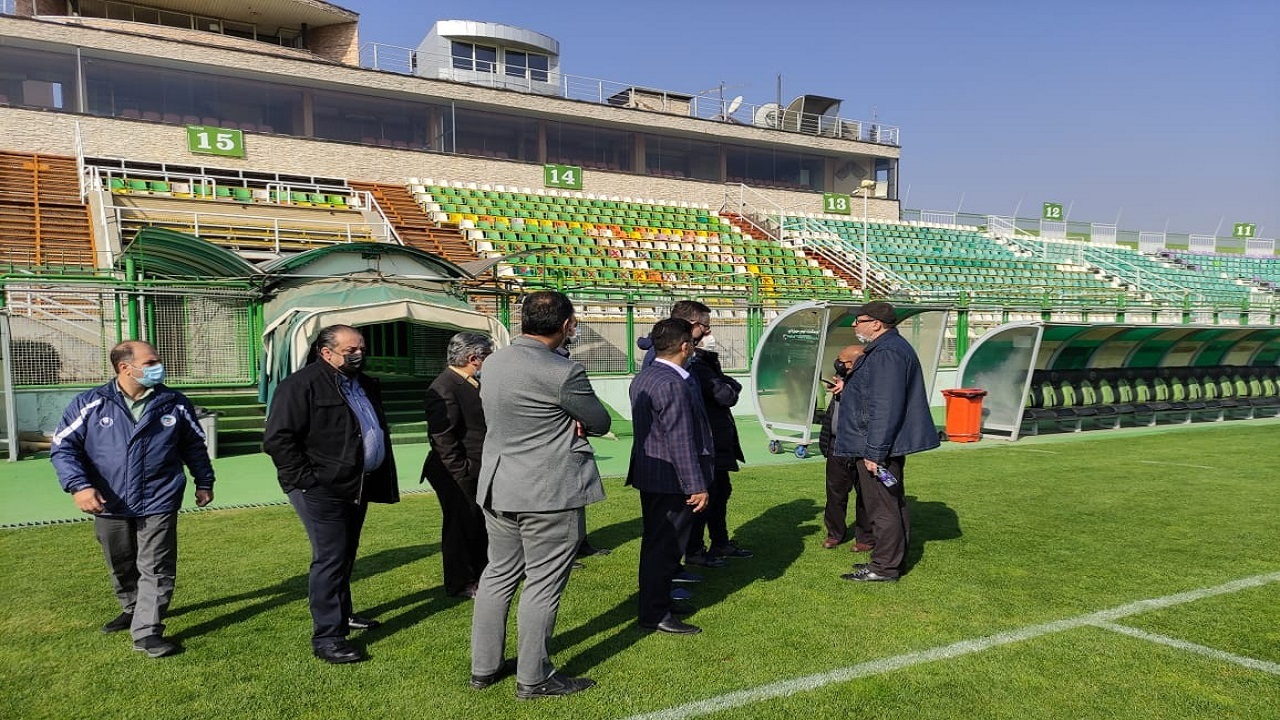 بازدید نمایندگان AFC از ورزشگاه فولادشهر