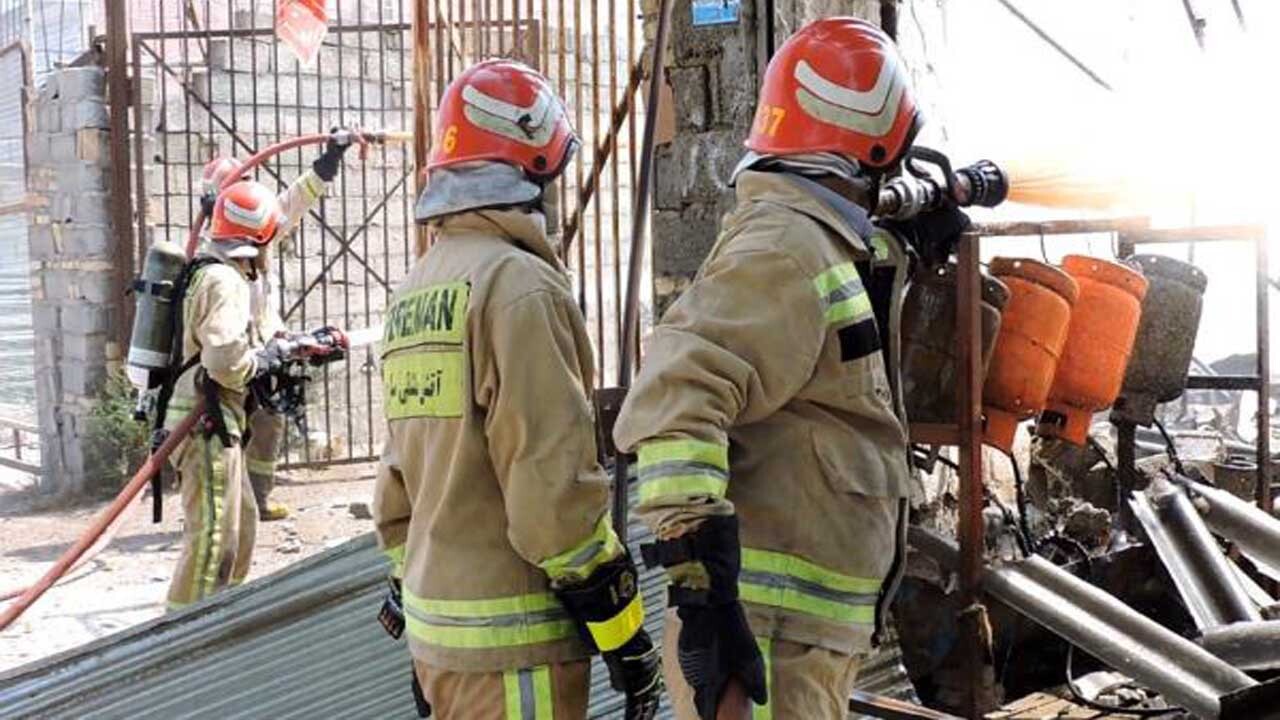 انجام ۱۷۹ عملیات در آتش نشانی ساری