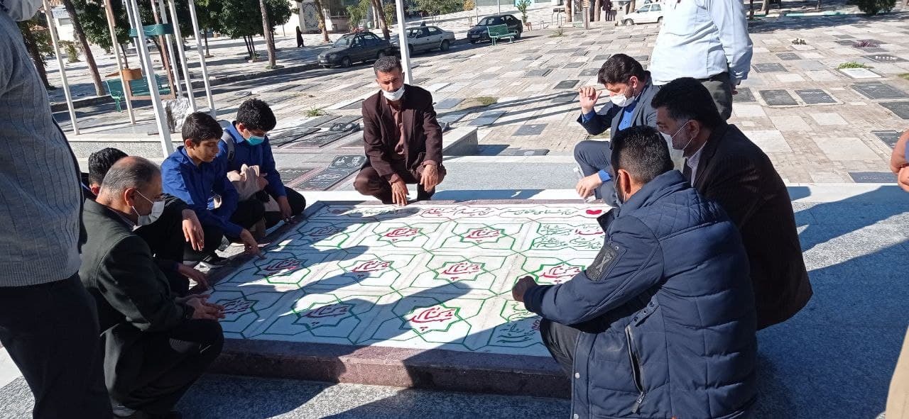 تجدید پیمان دانش آموزان گرگانی با شهدا + فیلم و تصاویر
