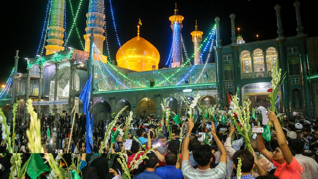 قم در سالروز میلاد پیامبراکرم (ص) غرق در نور و سرور شد