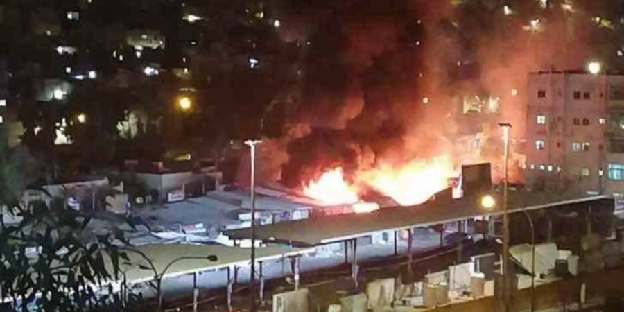 آتش سوزی گسترده 