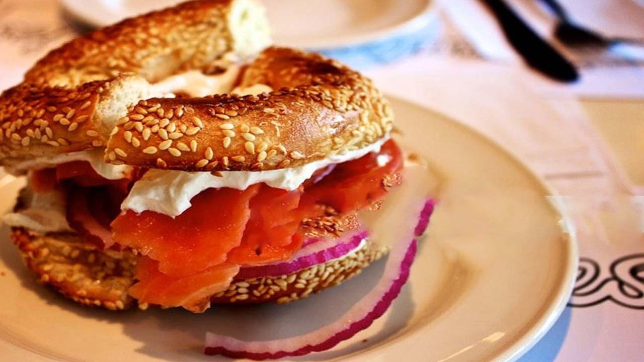 نان بیگل + طرز تهیه