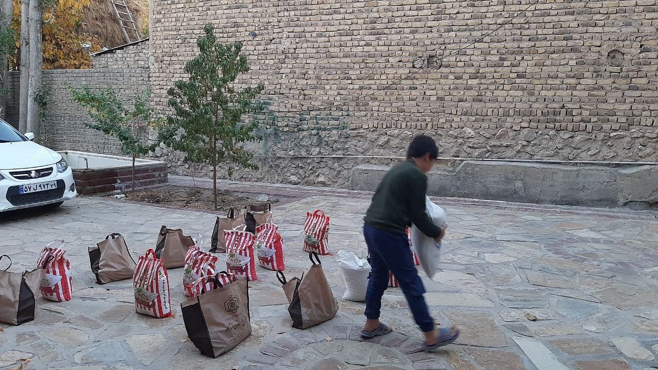 اجرای طرح احسان ماندگار در روستای توآباد + تصاویر