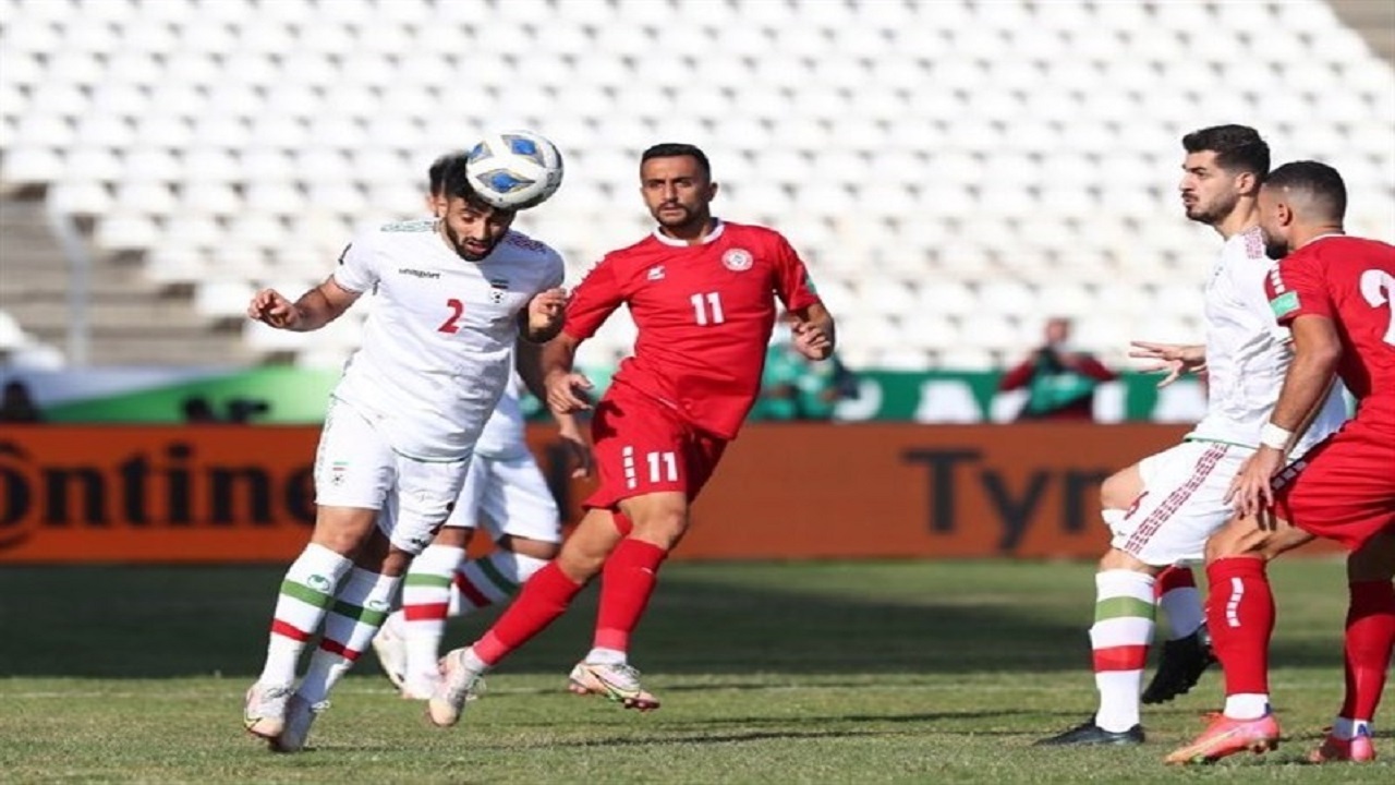 برتری آماری تیم ملی فوتبال ایران برابر لبنان