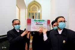 تشییع پیکر شهید مدافع امنیت «مهدی محرم» - بوئین‌زهرا