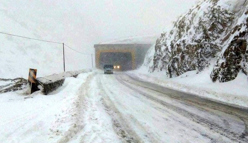 کولاک جاده هراز را بست