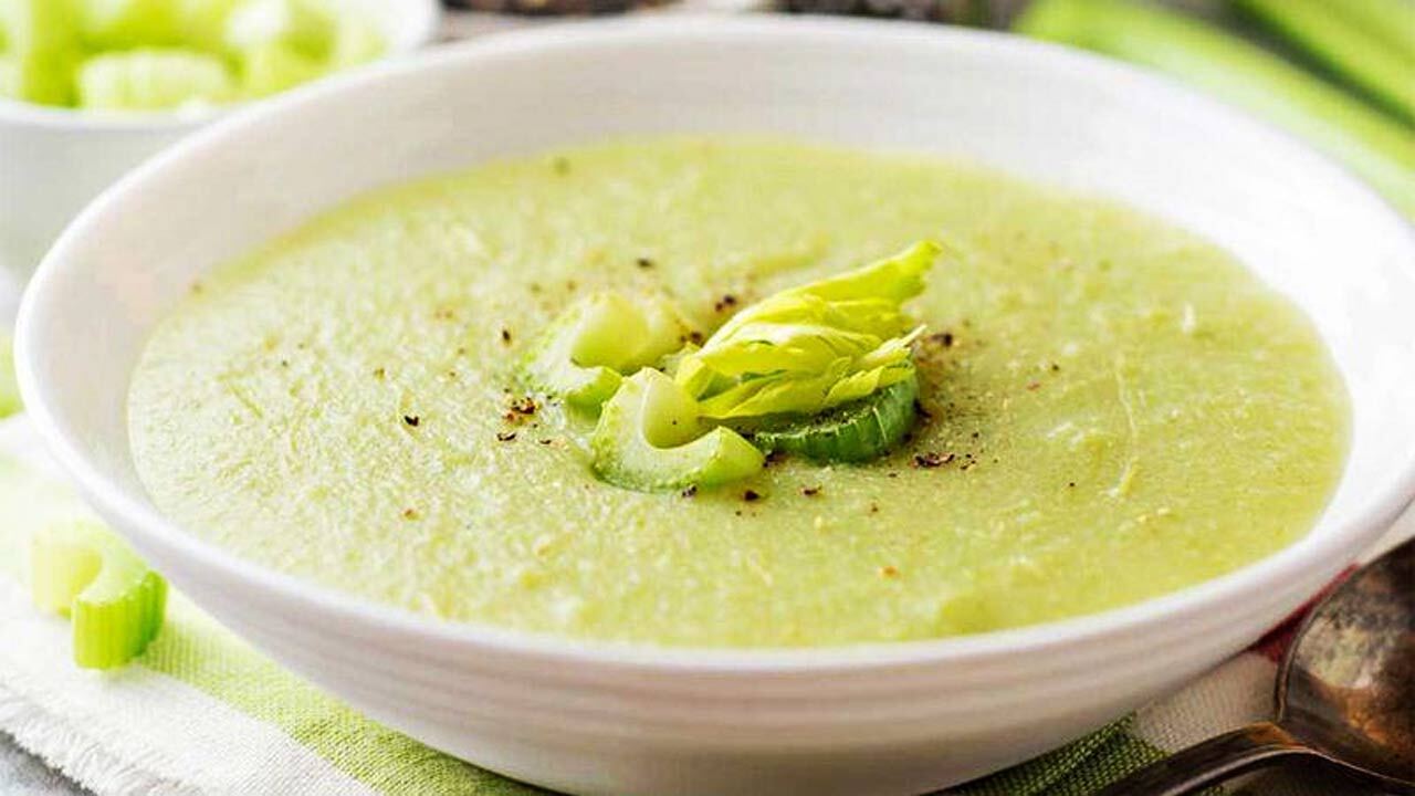 طرز تهیه سوپ کرفس + فیلم