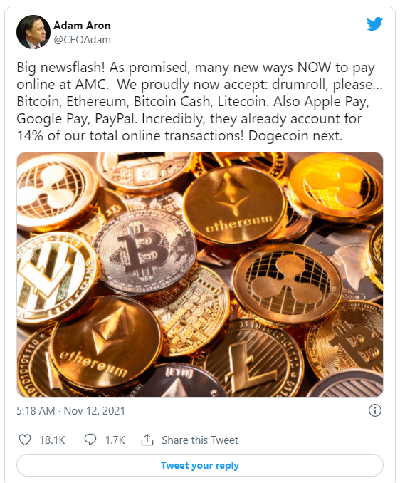 توئیت ادام ارون