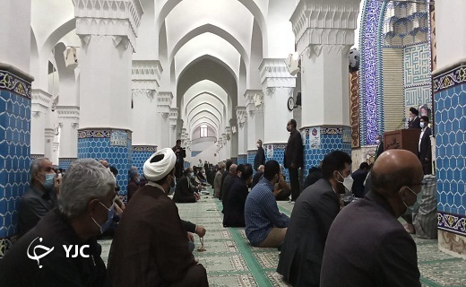 آیین باشکوه نماز جمعه یزد به روایت تصویر