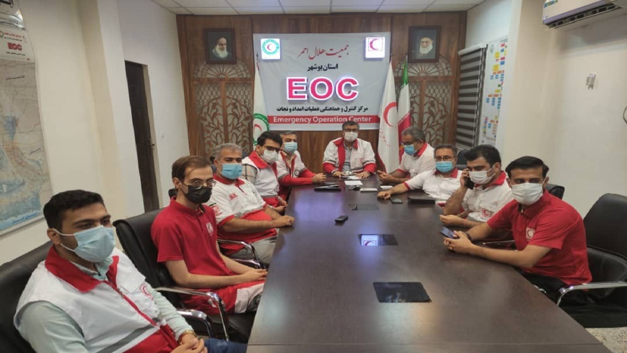 آماده‌باش هلال احمر بوشهر در پی زلزله ۶.۴ ریشتری هرمزگان