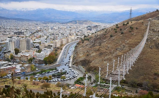 نمایی از طبیعت چشم نواز پاییزی سنندج