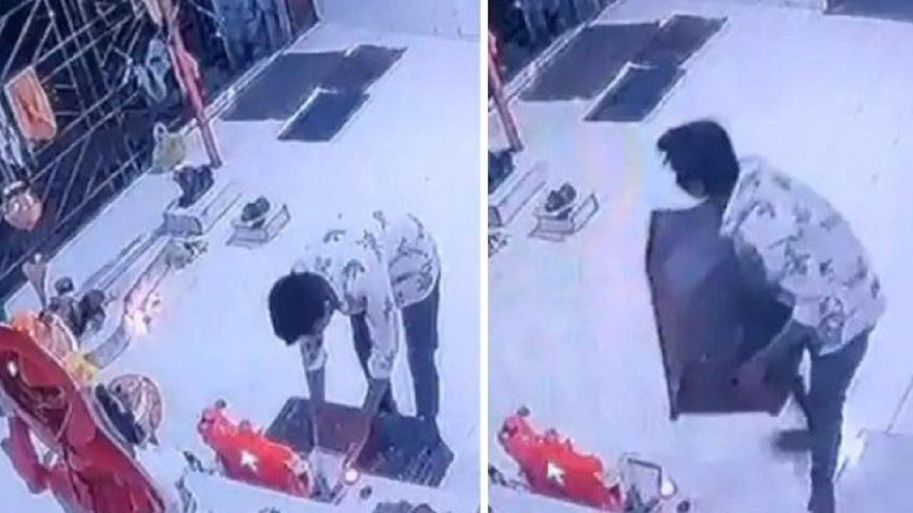 سرقت از معبد با وانمودکردن به انجام نیایش!