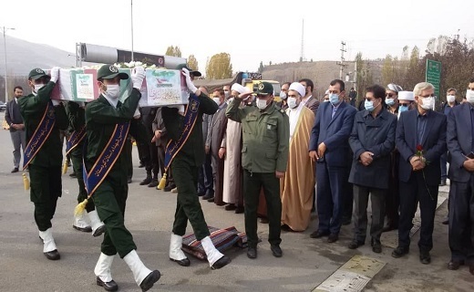 بازگشت پیکر مطهر شهیده فاطمه اسدی به زادگاهش
