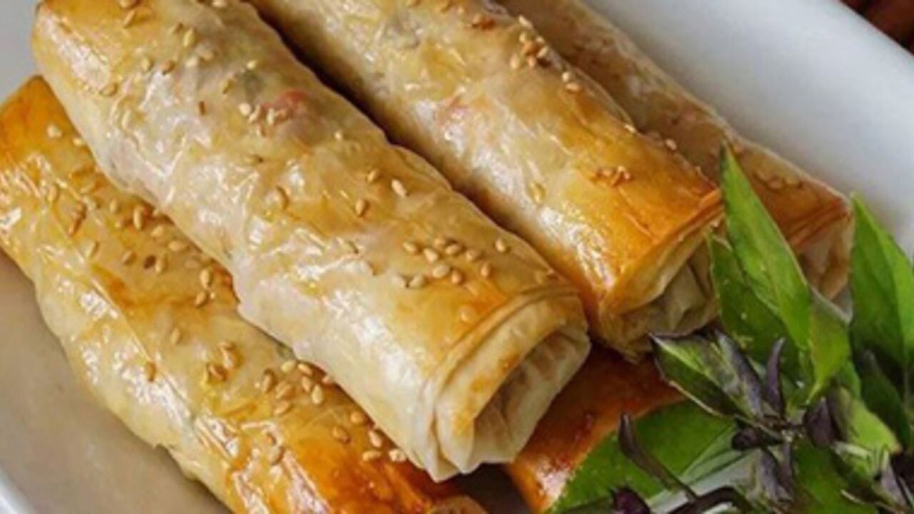 طرز تهیه بورک اسفناج + فیلم