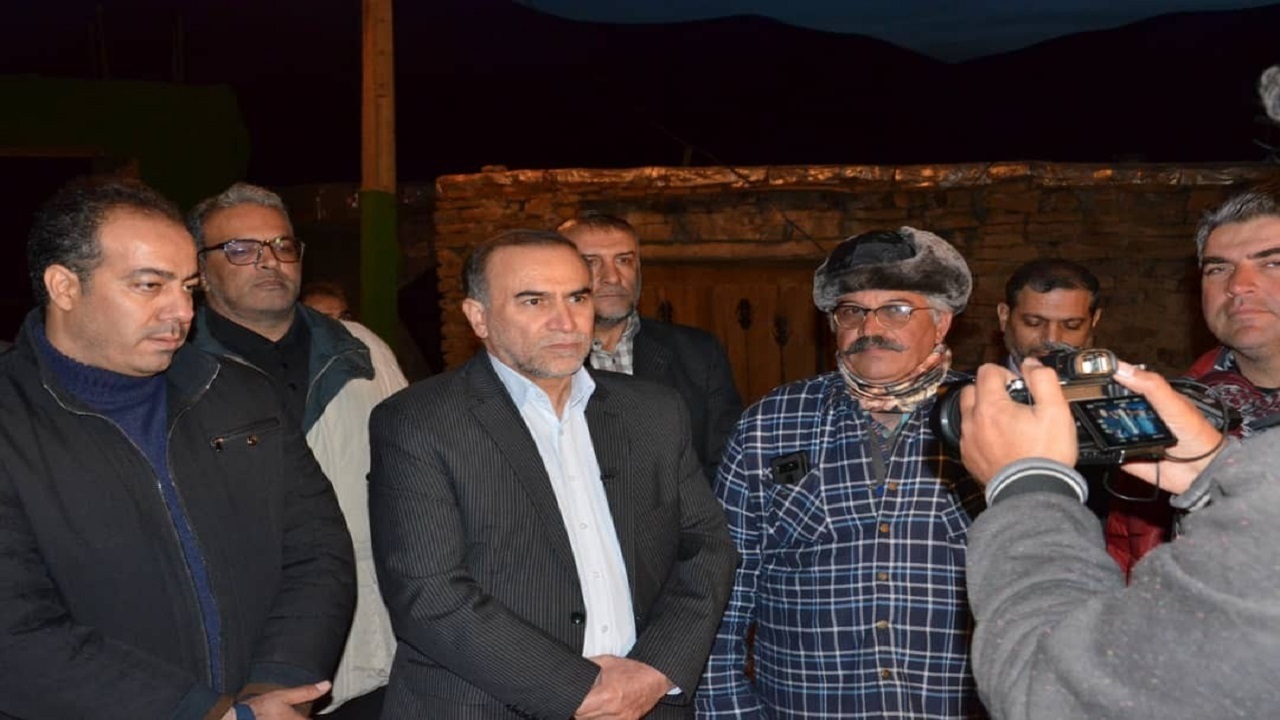 حضور فرمانده انتظامی کردستان در صحنه ساخت فیلم "سنجر خان"