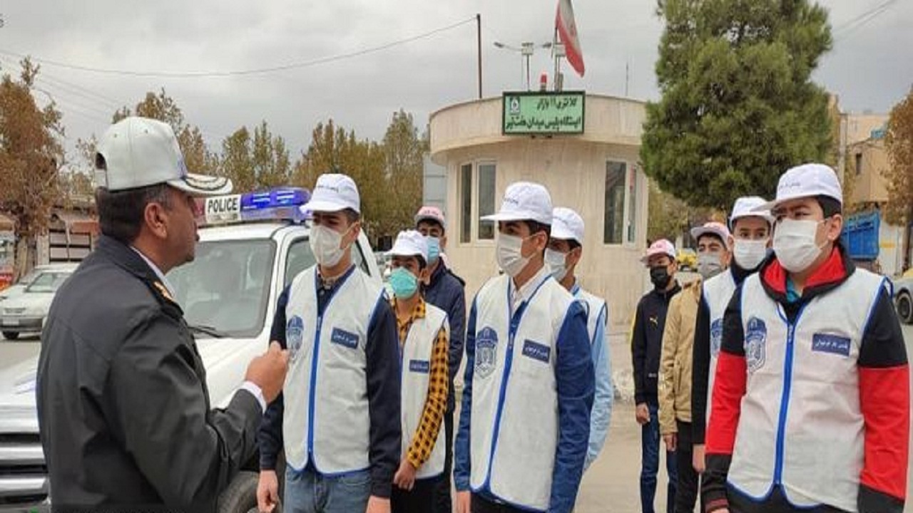 آموزش فرهنگ رانندگی به پلیس یاران نوجوان در کهگیلویه و بویراحمد