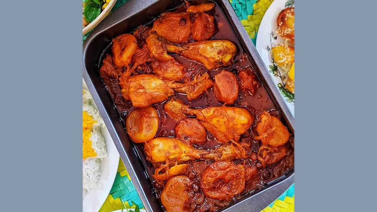 طرز تهیه خورشت آلو مسما + فیلم