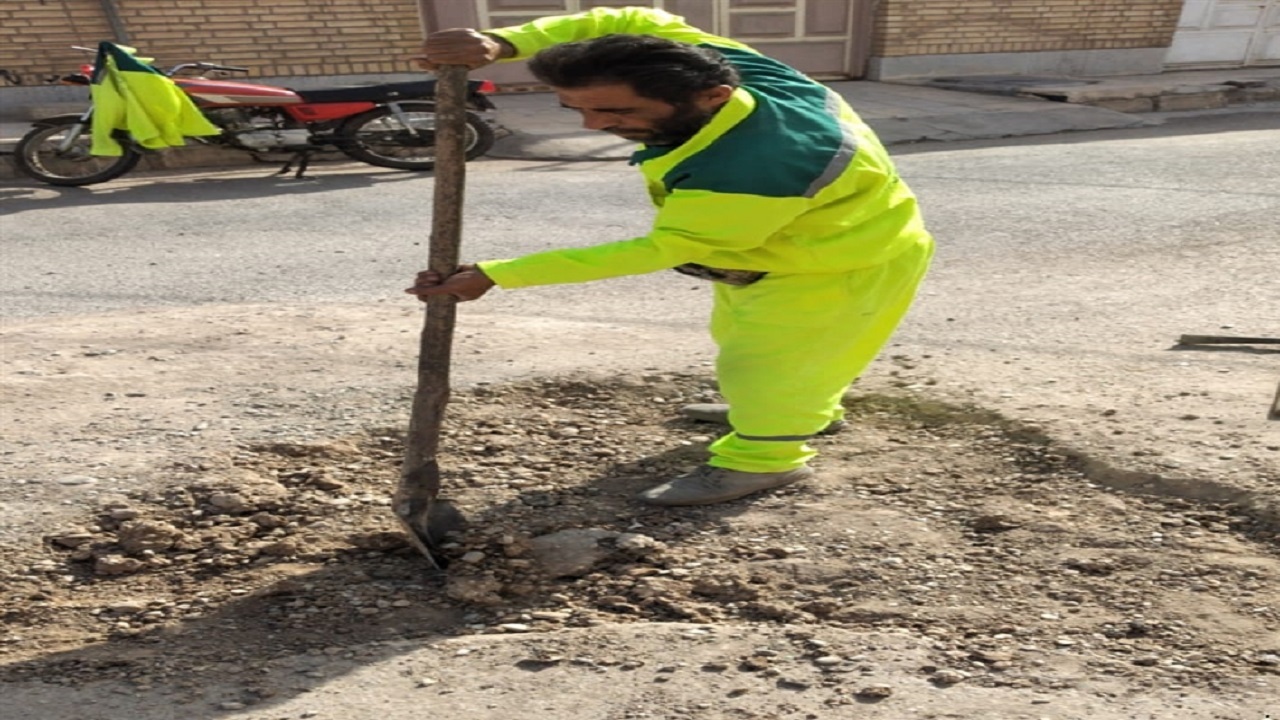 زیرسازی و جدول گذاری معابر در اهواز