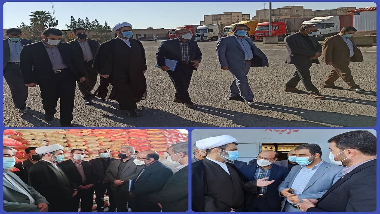 بازدید مدیران دستگاه قضائی استان  از انبار‌های گمرک زاهدان
