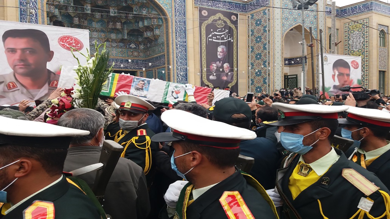 تشییع شهدا در کرمان