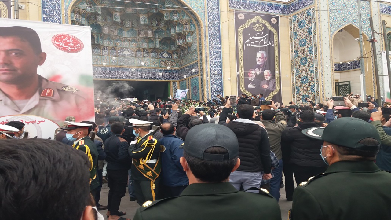 تشییع شهدا در کرمان