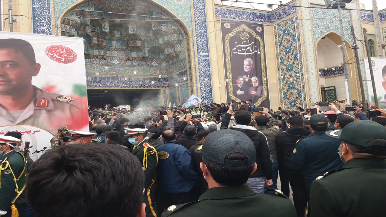 تشییع شهدا در کرمان