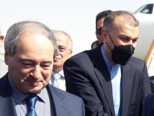 تماس تلفنی وزیر خارجه سوریه با حسین امیرعبداللهیان/ دعوت از فیصل المقداد برای سفر به تهران