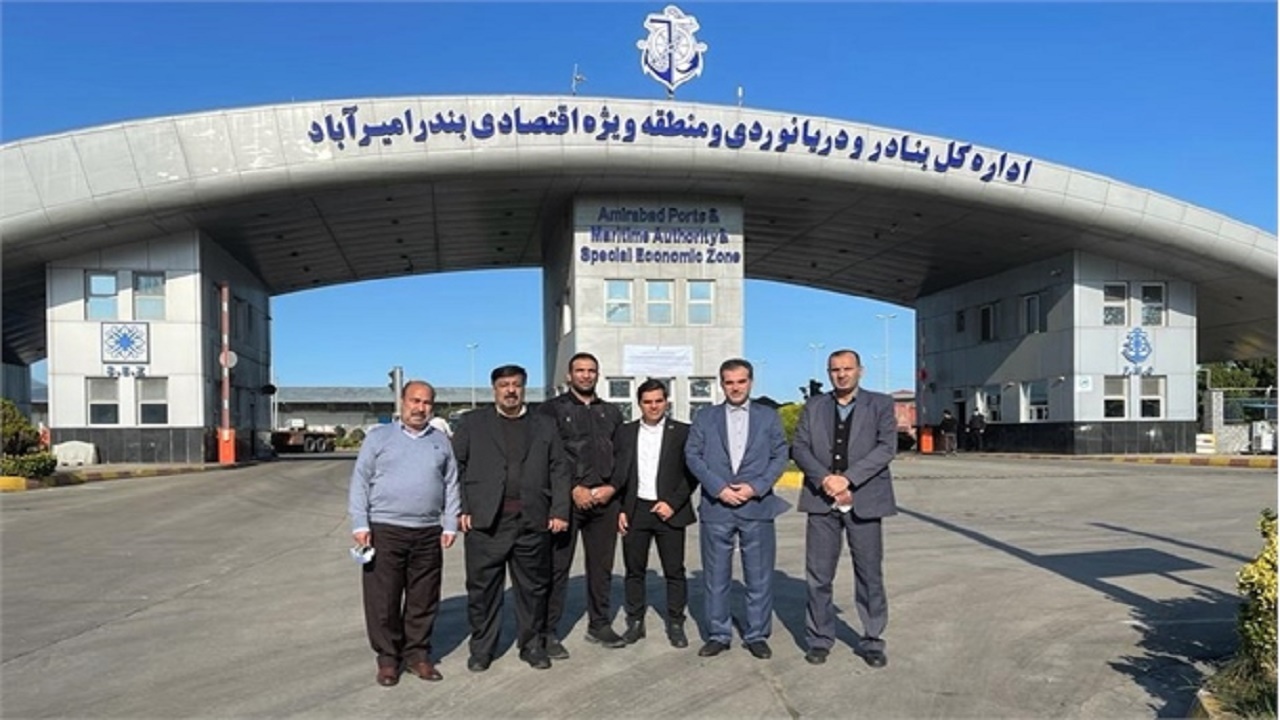 بندر امیرآباد مناسبترین مسیر ترانزیتی کالا به افغانستان