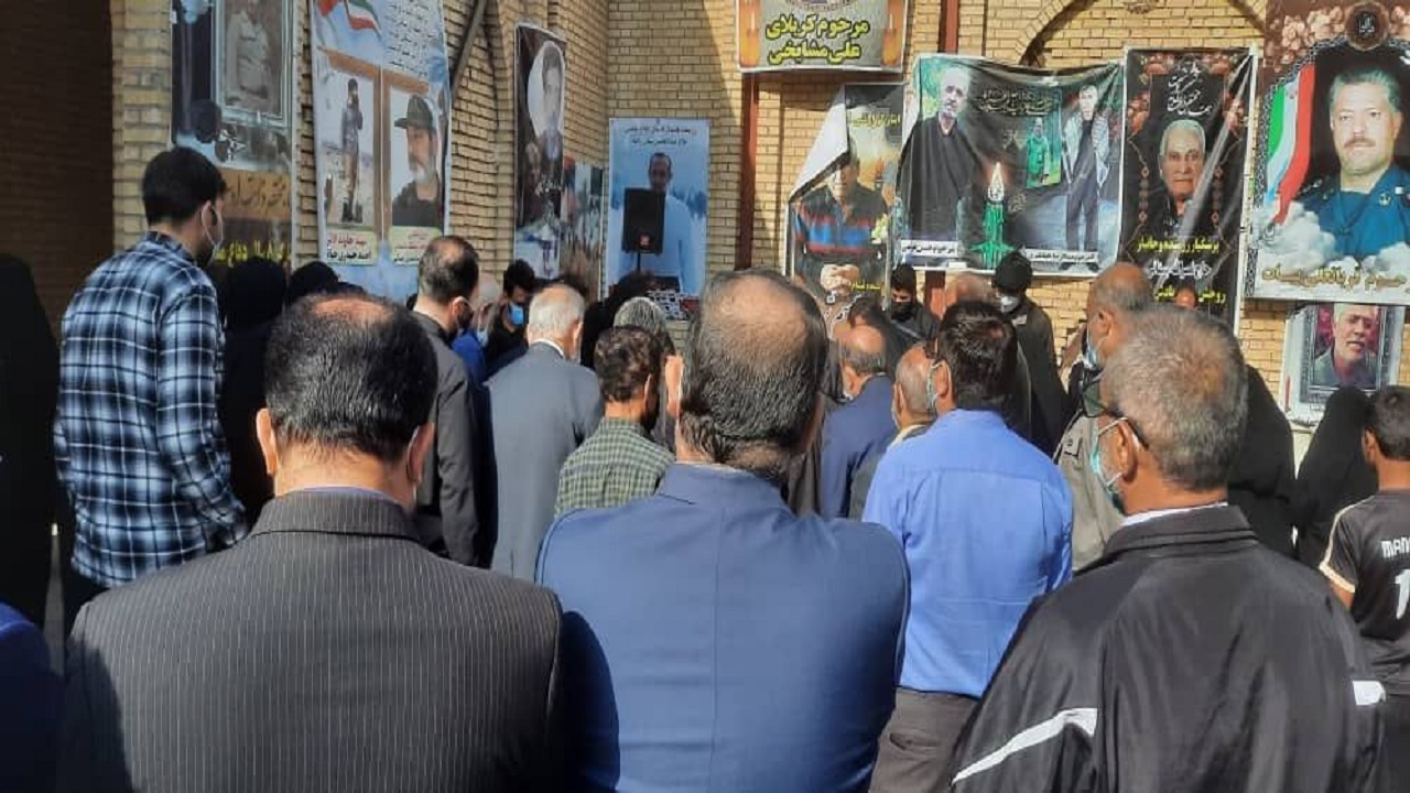 پیکر جانباز آبادانی تشییع شد