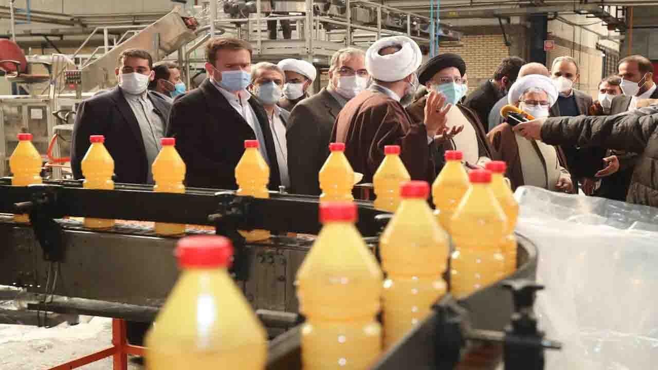 انتقاد رئیس جمهور از وضعیت کارخانه روغن نباتی جهان/اجازه نمی دهیم تولید دچار وقفه شود