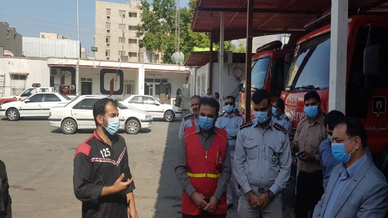 تنگک و شهرک نیایش بوشهر صاحب ایستگاه آتش‌نشانی می‌شود