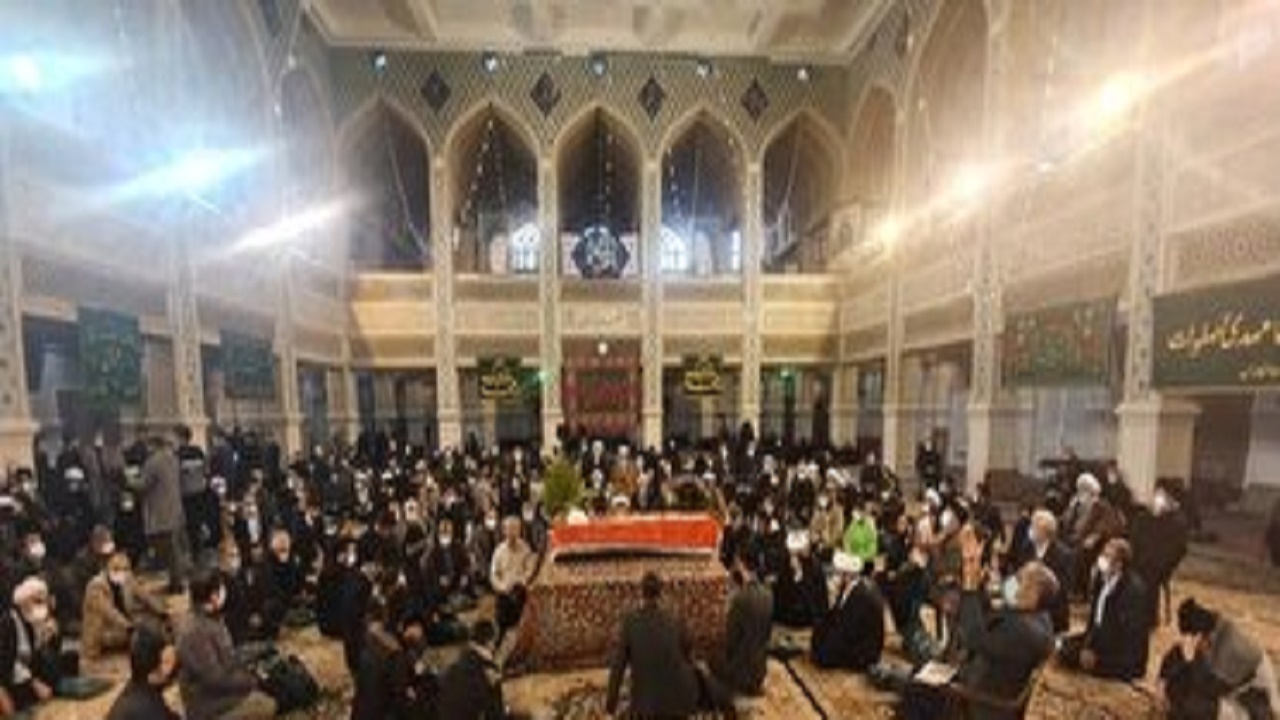 وداع با پیکر نماینده سابق ولی فقیه در آذربایجان شرقی