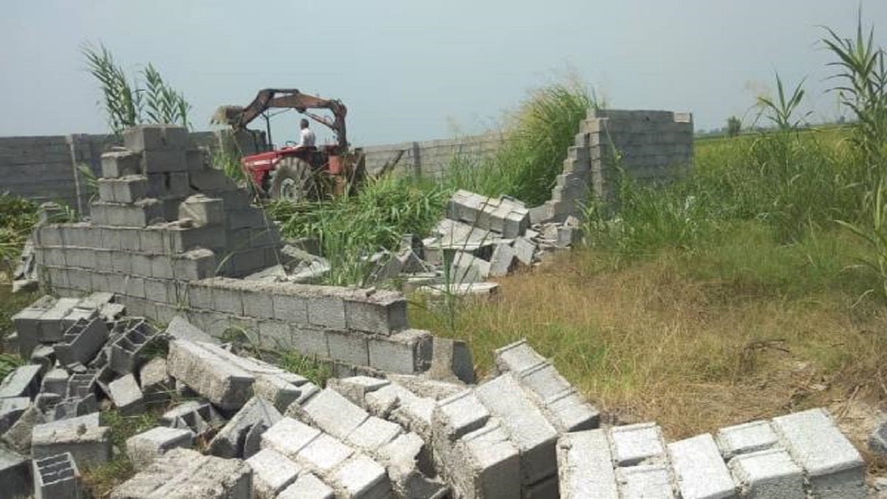 قلع و قمع ۶۰ دیوارکشی غیرمجاز در بابل
