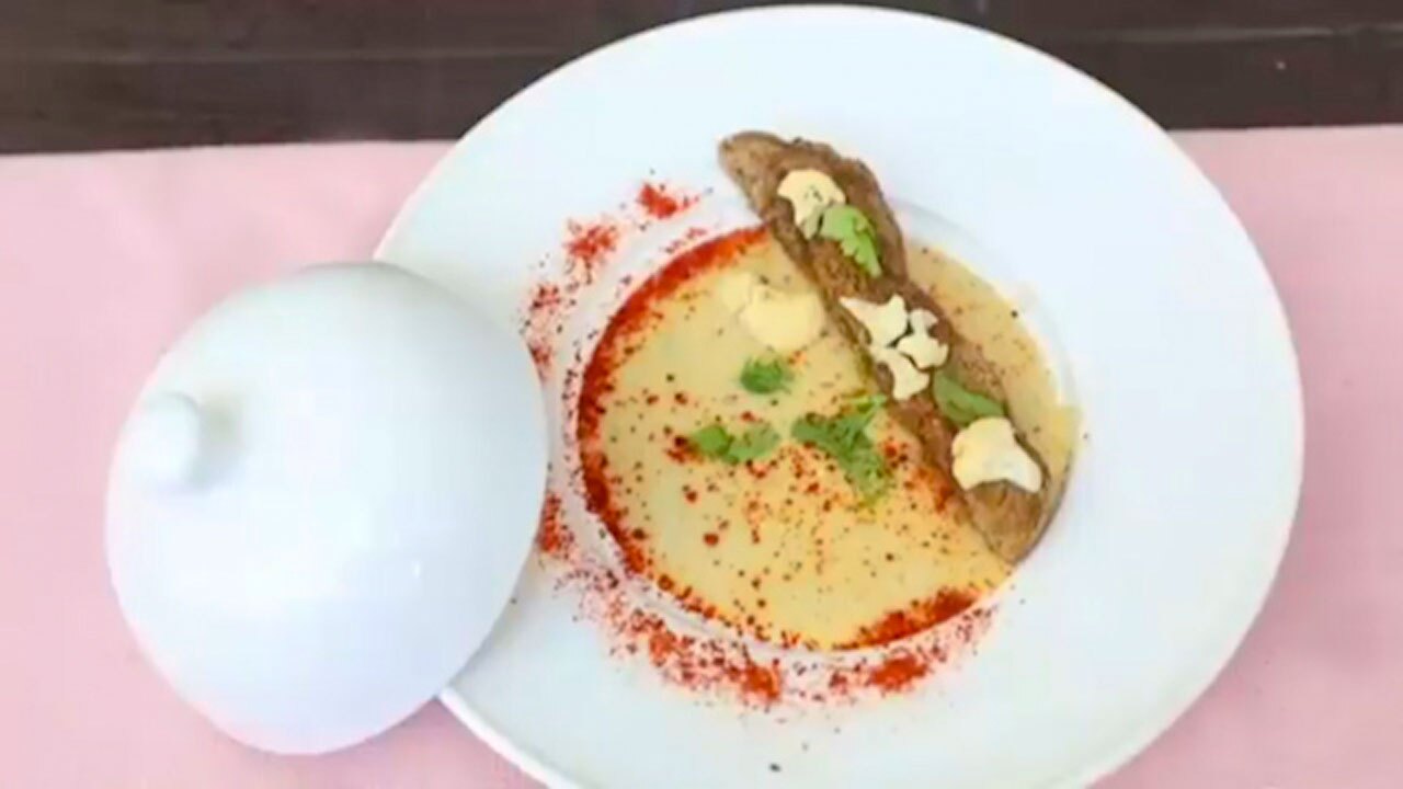 طرز تهیه سوپ گل كلم + فیلم