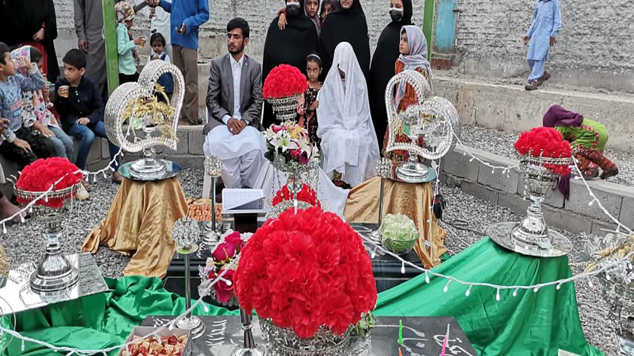 آغاز زندگی مشترک در یادمان شهدای گمنام ریگان