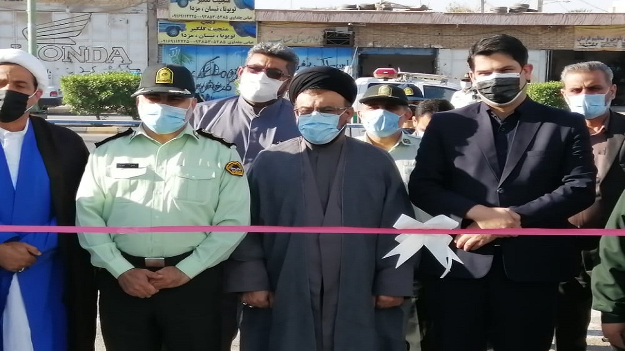 افتتاح ساختمان جدید کلانتری و پلیس راهور شهرستان حمیدیه