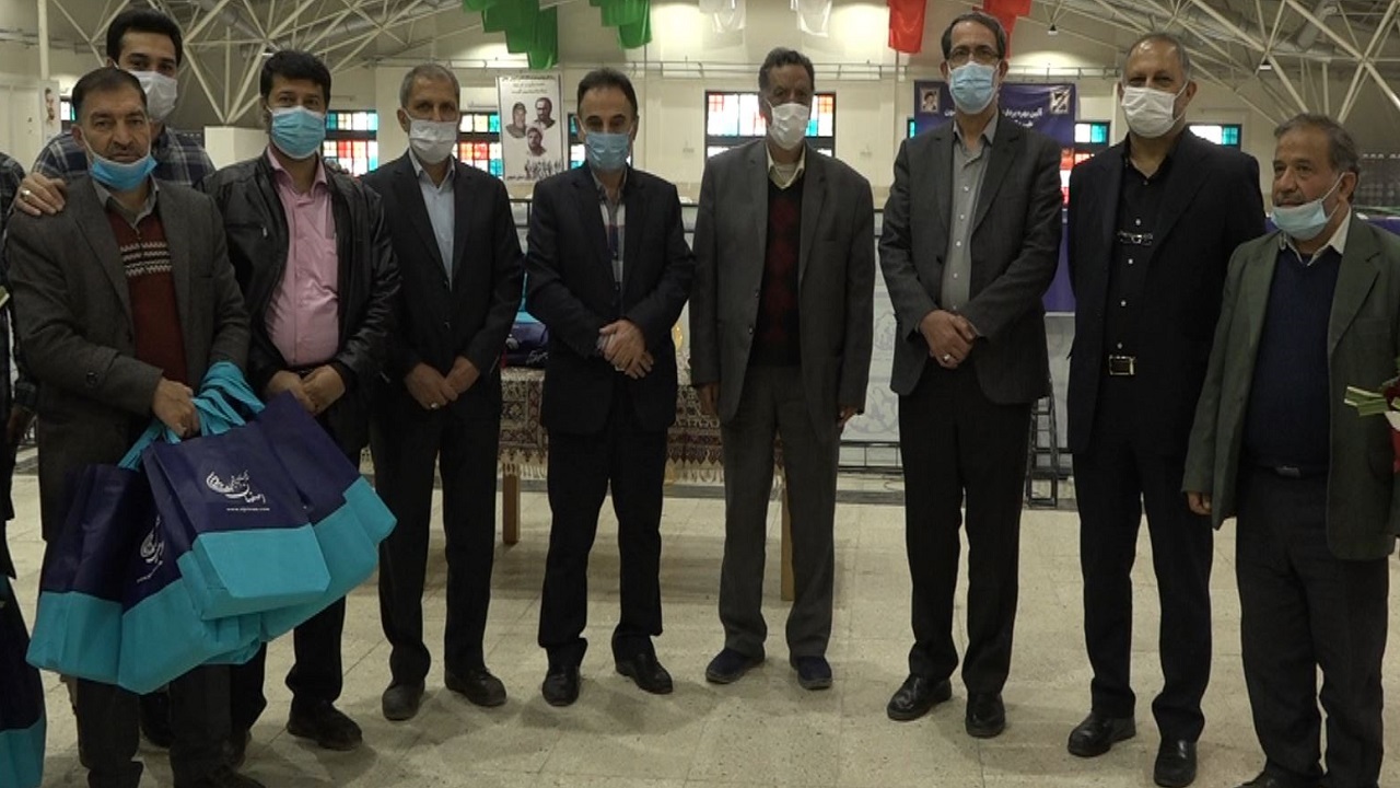 تجلیل از نیروهای واکسیناسیون گلستان شهدا